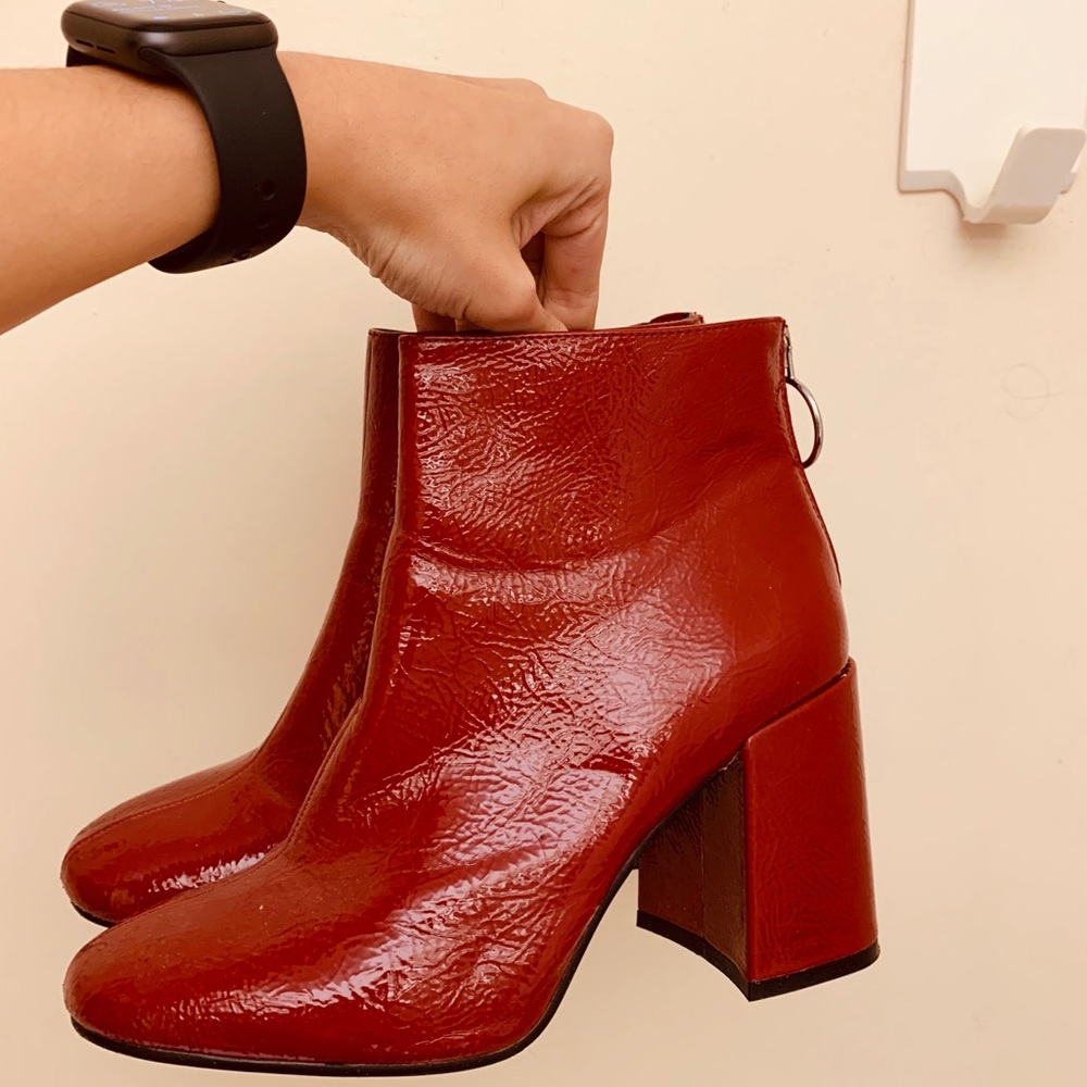 Red booties